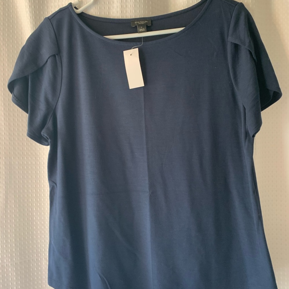 Banana Republic Capped Sleeve Top